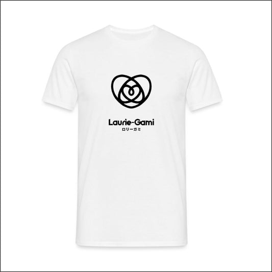 T-Shirt Blanc à Manches courtes - Logo Laurie-Gami