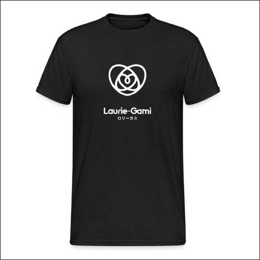 T-Shirt Noir à Manches courtes - Logo Laurie-Gami