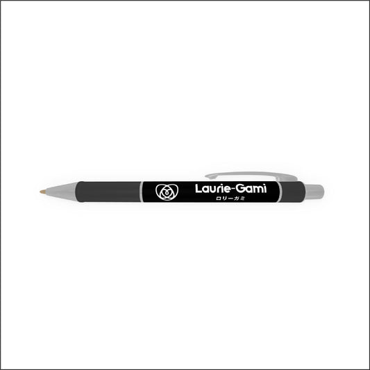 Black Pen (black ink) - Laurie Gami Logo